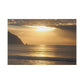 Golden Horizons: Costa Rica Sunrise Serenade- Canvas