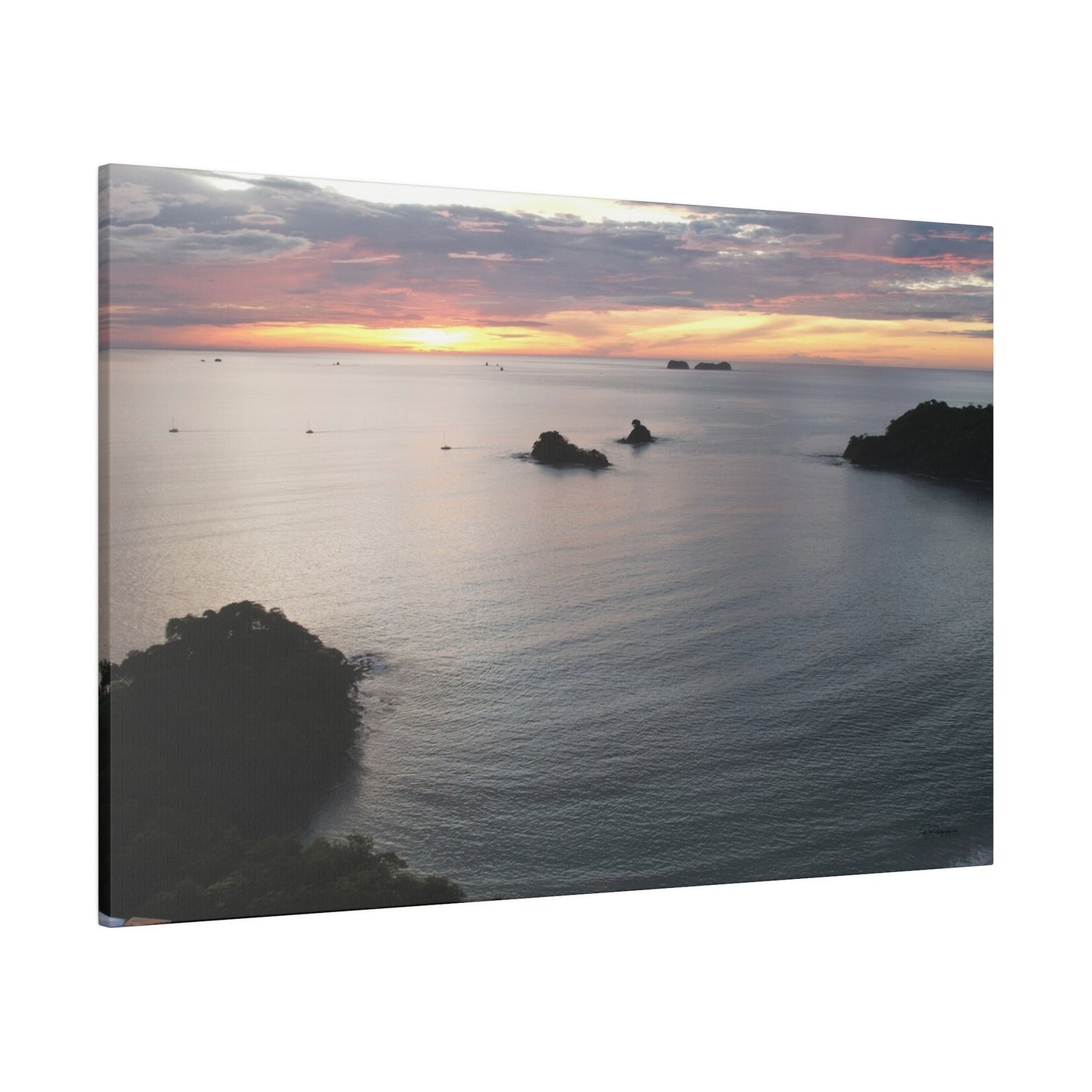 "Tropical Bliss: The Allure of Las Catalinas, Guanacaste"- Canvas