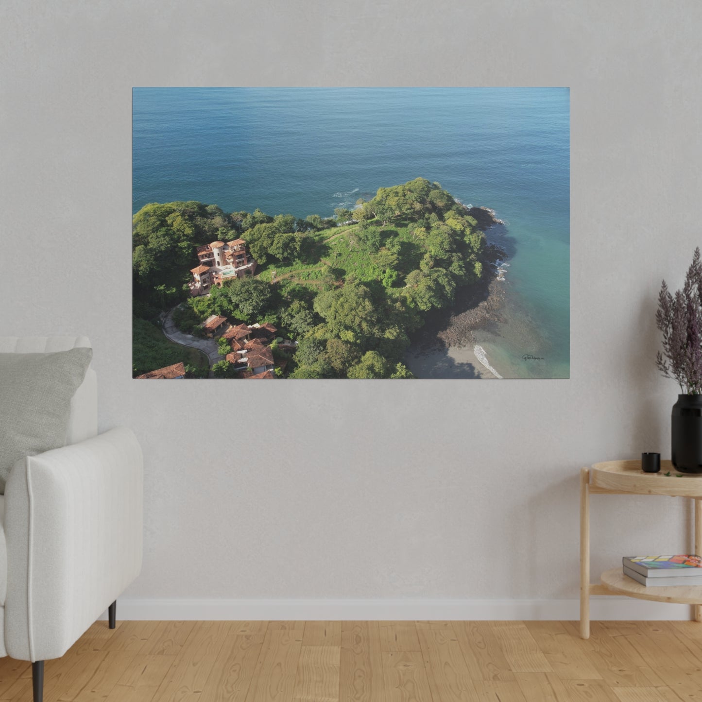 "Paradise Unveiled: Las Catalinas, Guanacaste - A Splash of Tropical Splendour"- Canvas