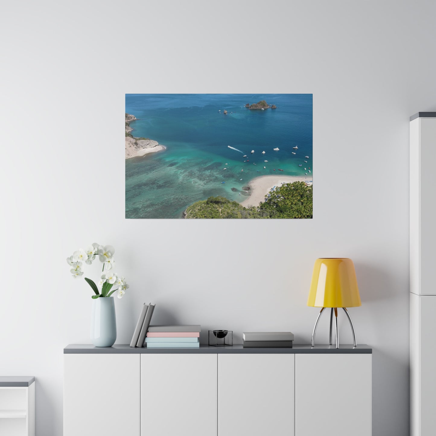 "Tropical Serenity: The Enchanting Allure of Isla Tortuga, Costa Rica"- Canvas