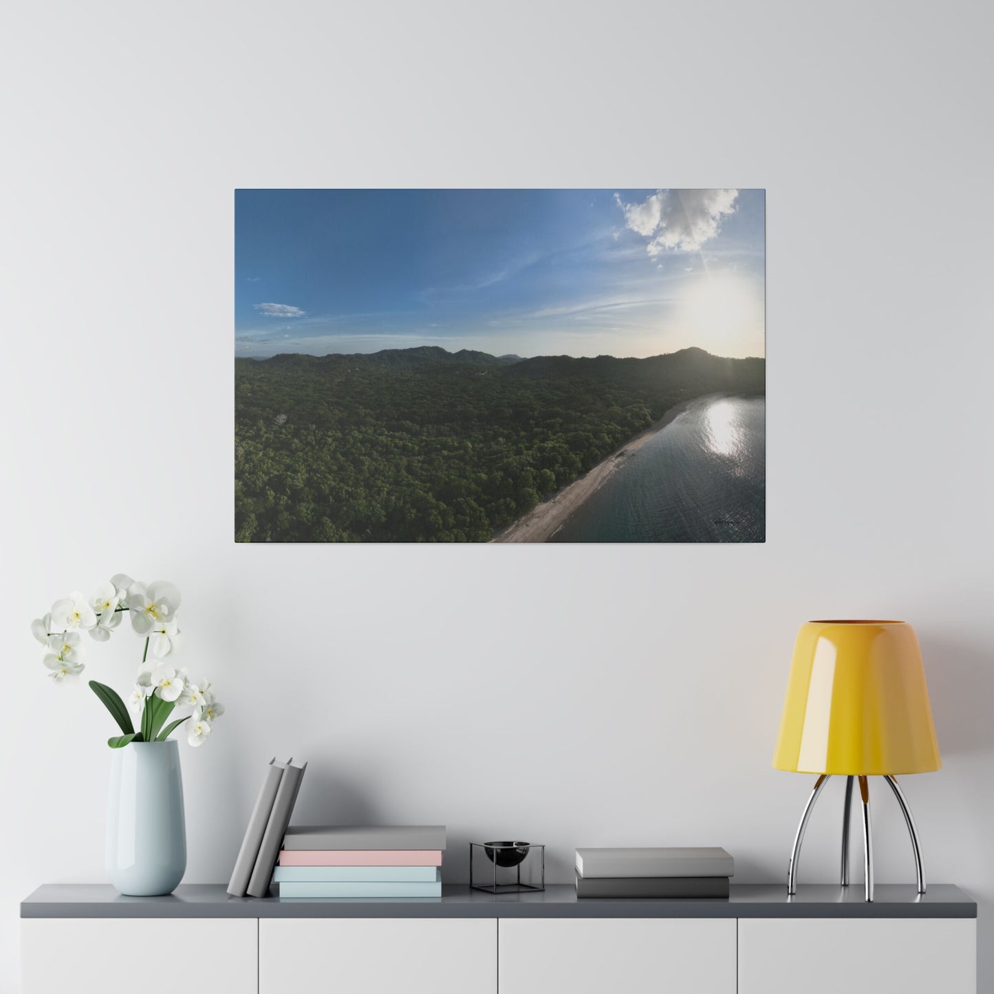 "Emerald Canopy: A Captivating Glimpse into Costa Rica's Tropical Paradise"- Canvas