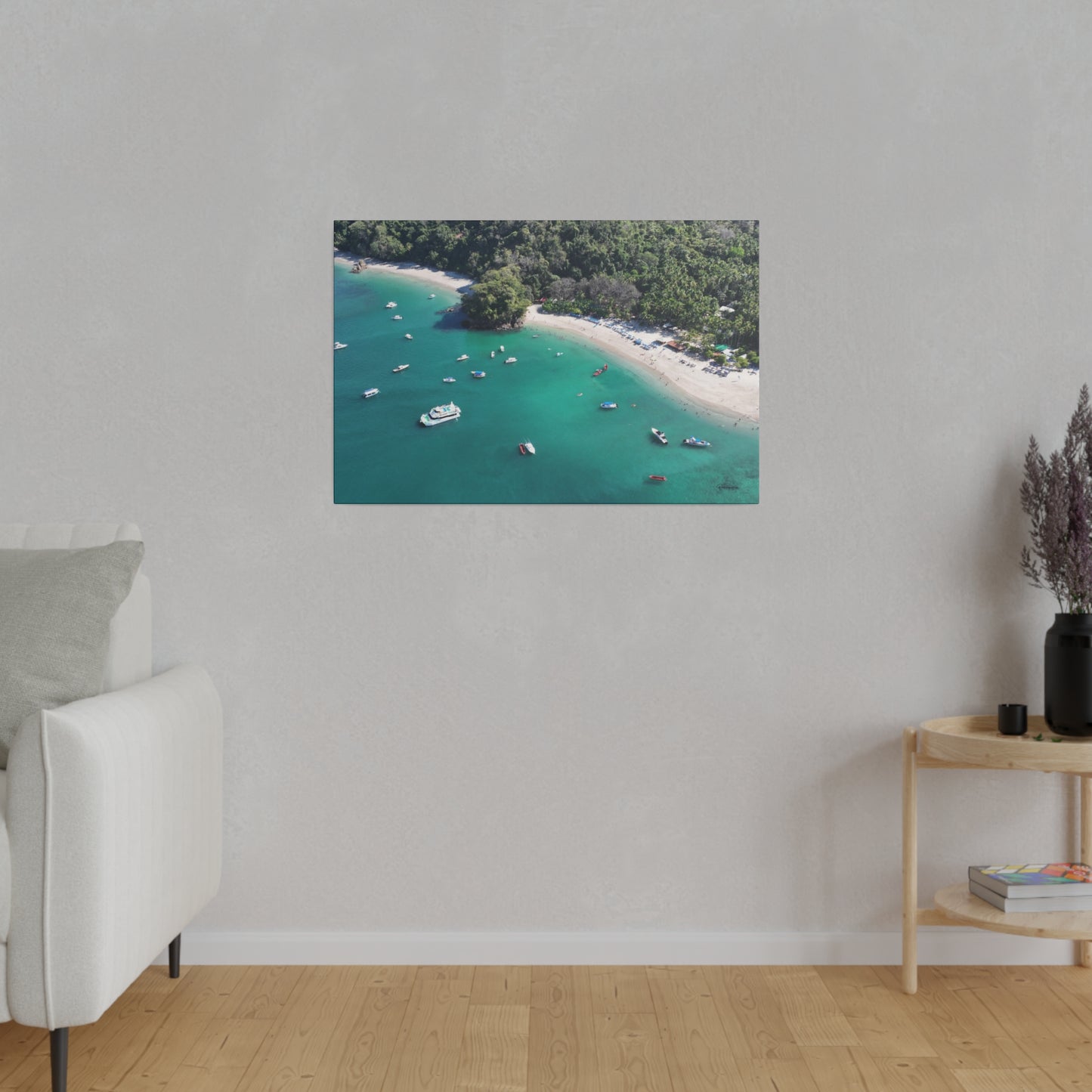 "Tropical Tranquility: The Alluring Aura of Isla Tortuga, Costa Rica"- Canvas