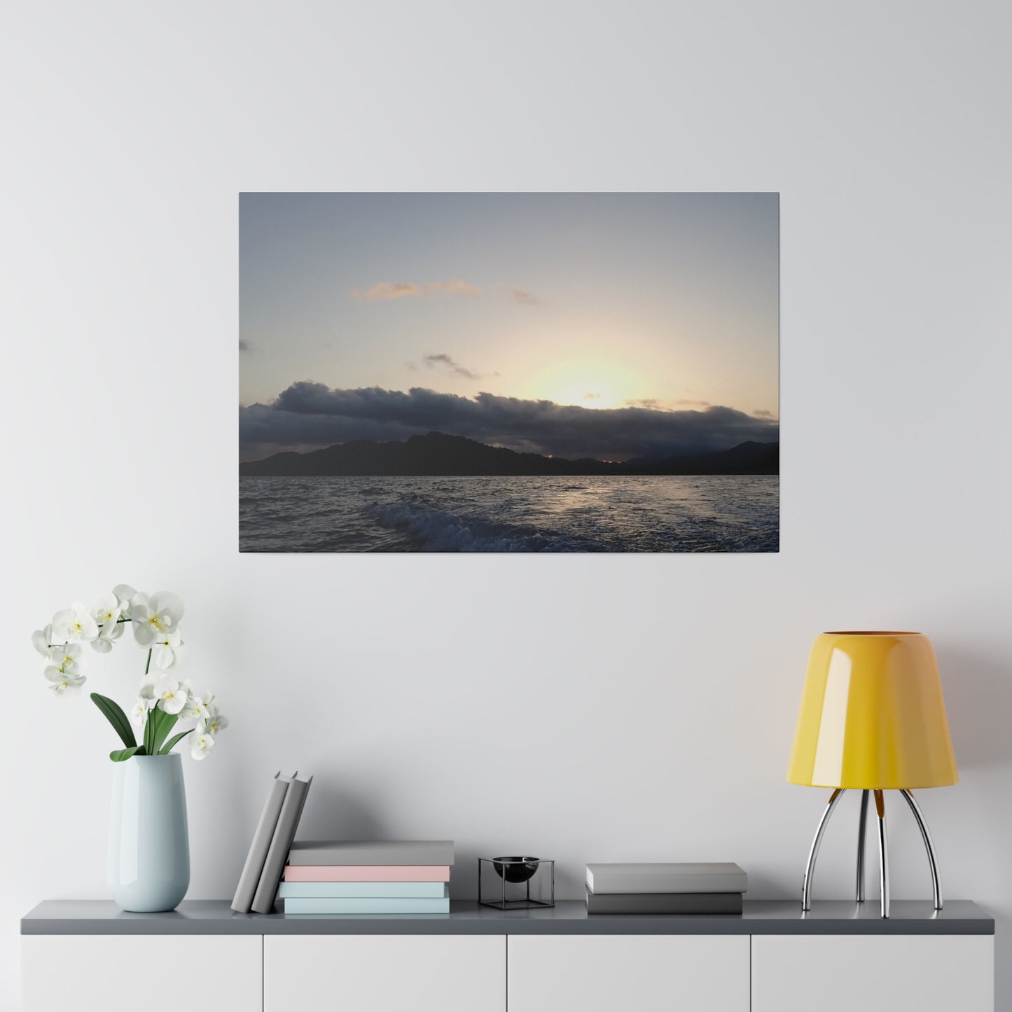 "Enchanted Mornings: Costa Rica Sunrise Serenade"- Canvas