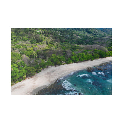 "Verdant Paradise: Captivating Vistas of Tropical Costa Rica"- Canvas