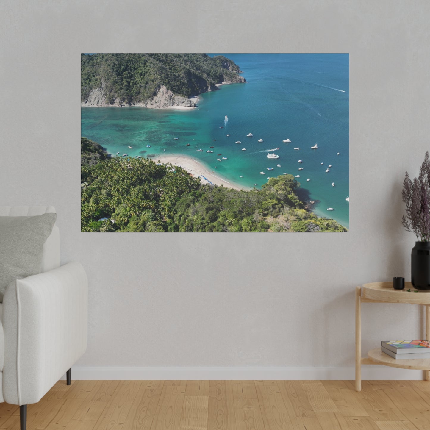 "Paradise Unleashed: Vivid Vistas of Isla Tortuga, Costa Rica"- Canvas