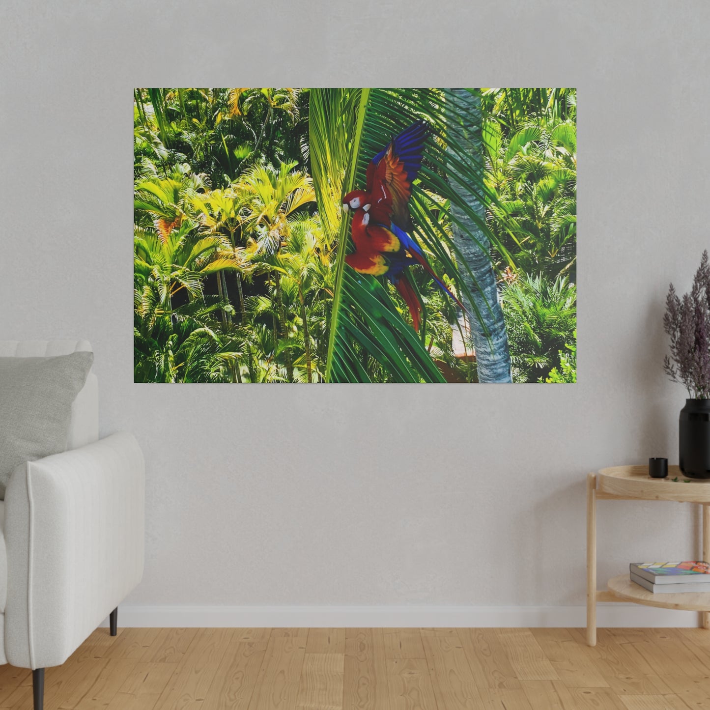 "Tropical Bliss: Malpais Beach, Costa Rica - A Playful Palette of Paradise"- Canvas