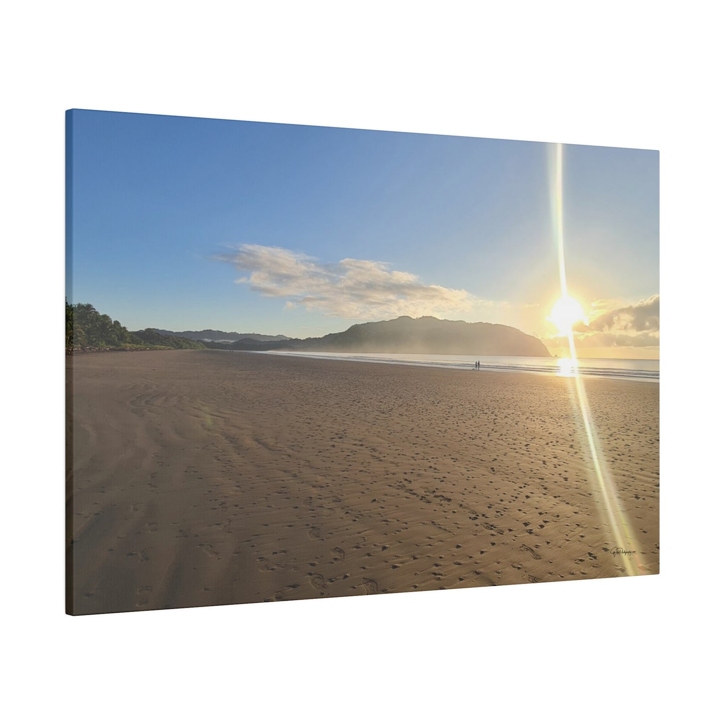 "Paradise Dusk: Costa Rica Sunset Serenade"- Canvas