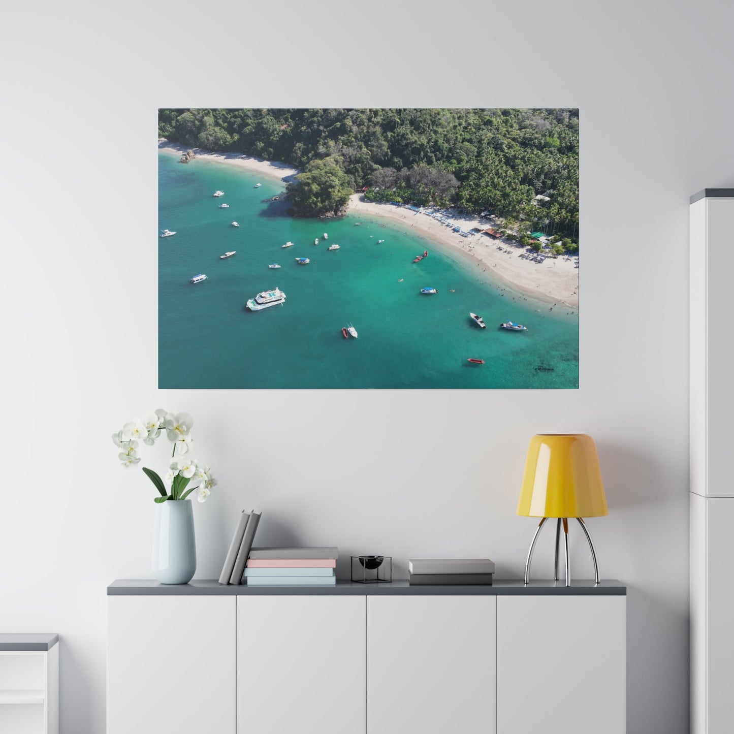 "Tropical Tranquility: The Alluring Aura of Isla Tortuga, Costa Rica"- Canvas