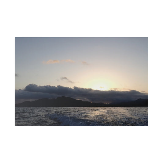 "Enchanted Mornings: Costa Rica Sunrise Serenade"- Canvas