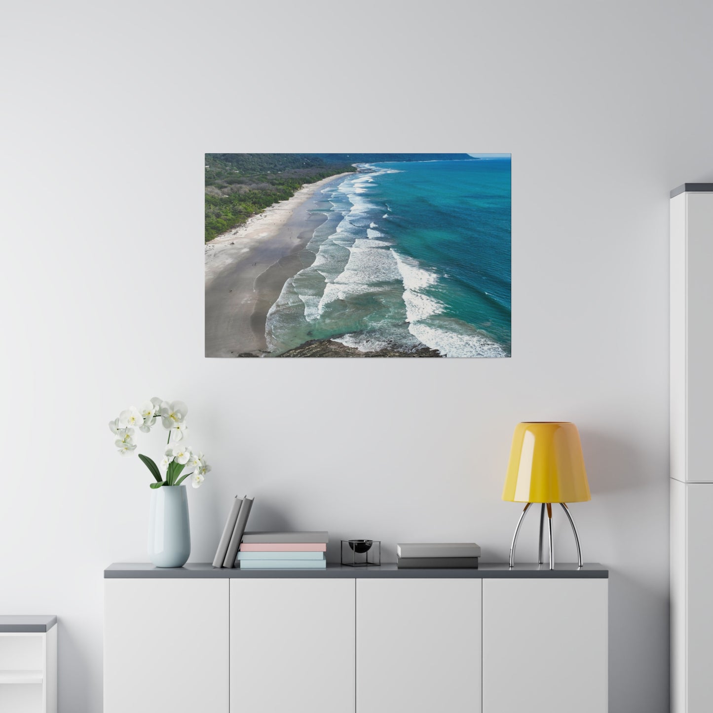 "Tropical Paradise: Sun-Kissed Moments at Santa Teresa Beach, Costa Rica"- Canvas