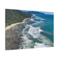 "Emerald Waves: A Tropical Journey to Santa Teresa Beach, Costa Rica"- Canvas