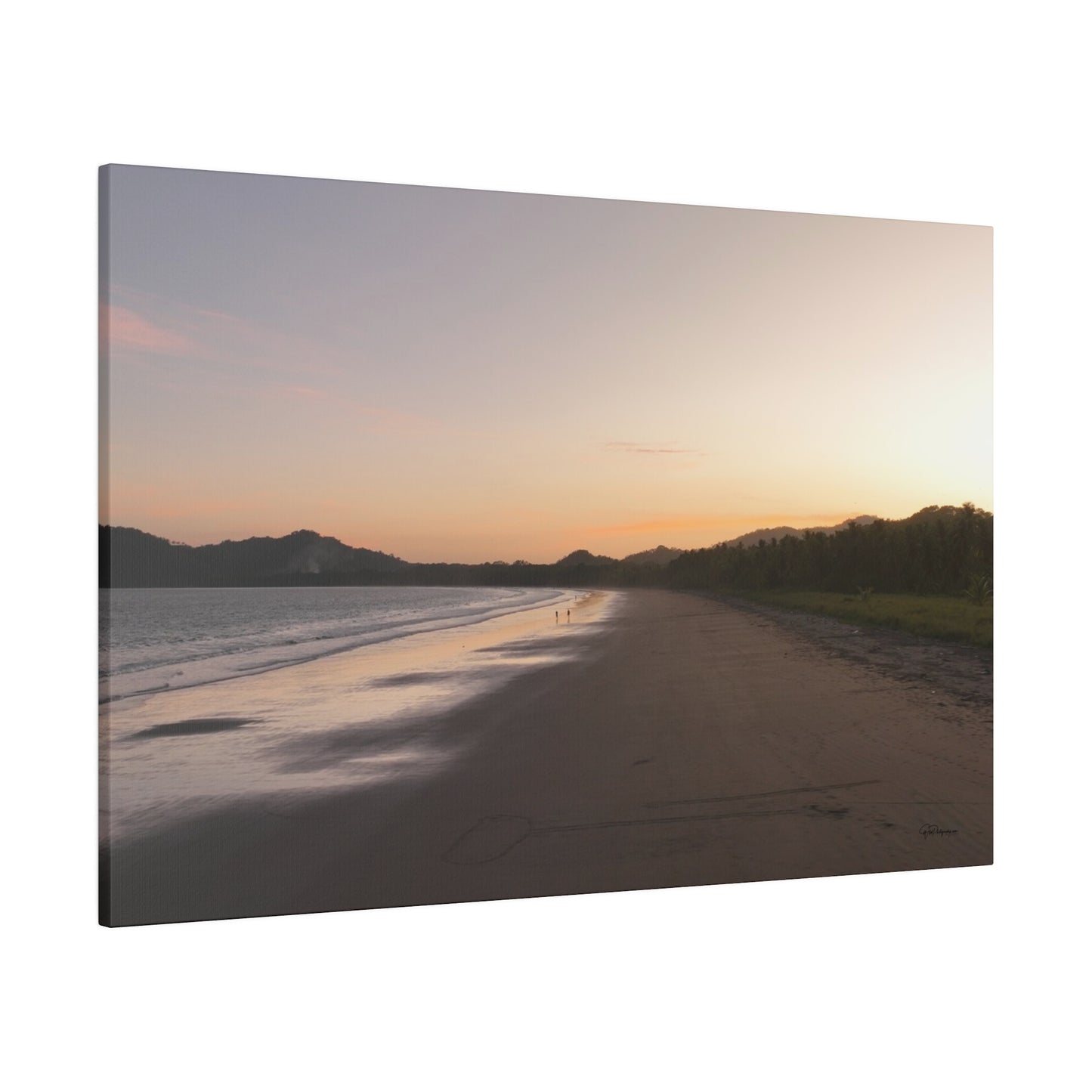 "Costa Rica Sunrise Serenade: Tropical Mornings by the Sea"- Canvas