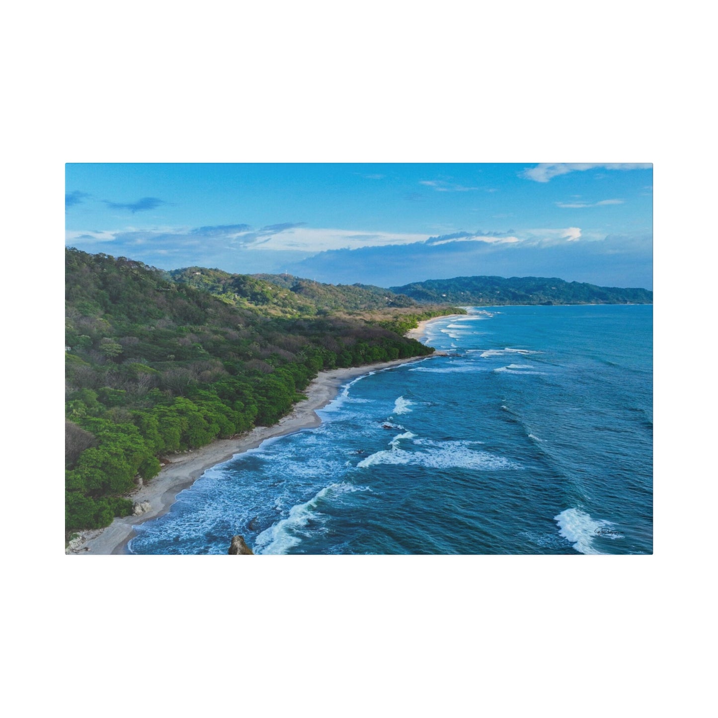 "Verdant Visions: A Tropical Tapestry of Costa Rica"- Canvas