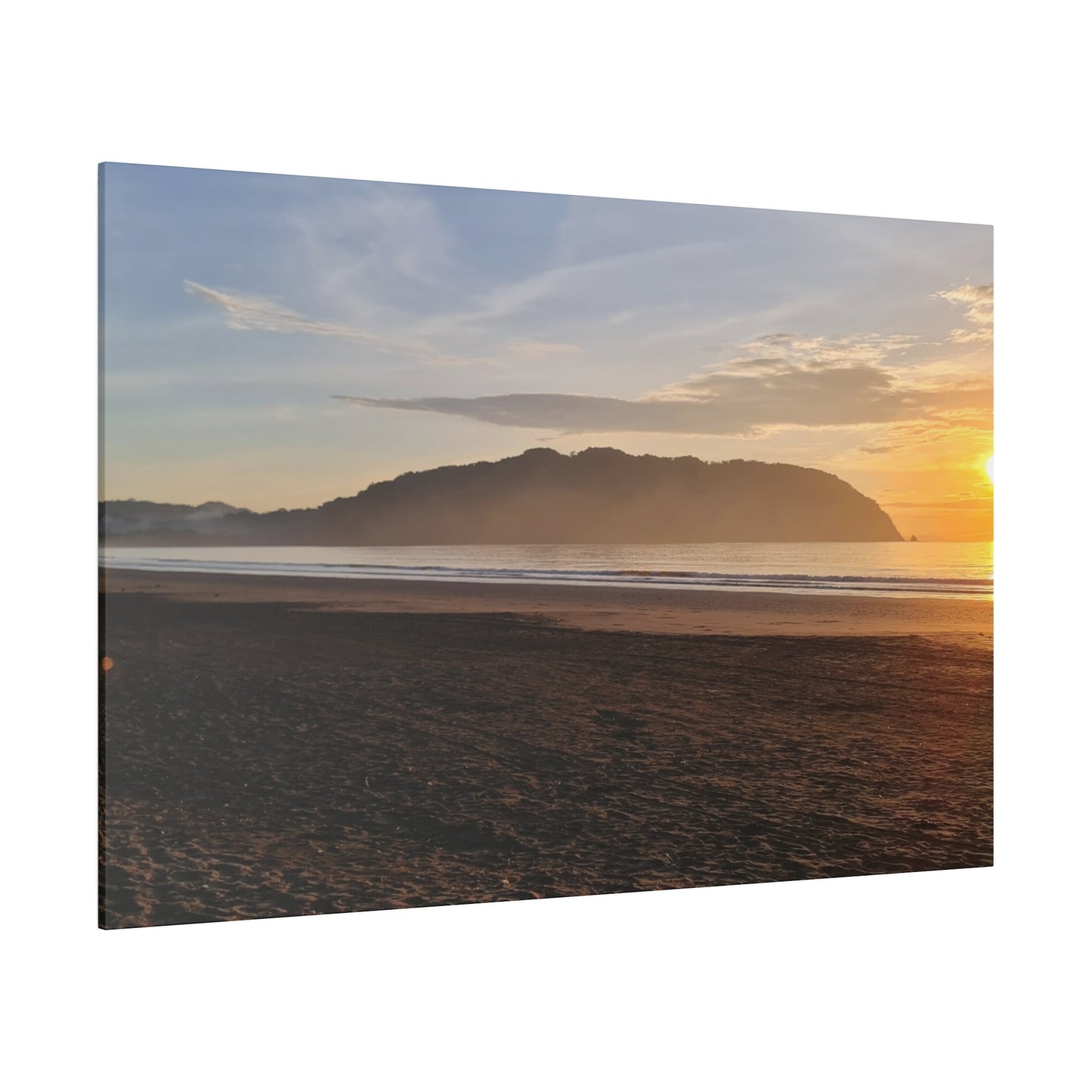 "Paradise Awakes: Costa Rica Sunrise Serenade"- Canvas