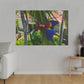 "Tropical Flights: Journey with the Majestic Lapas and Macaws"- Canvas