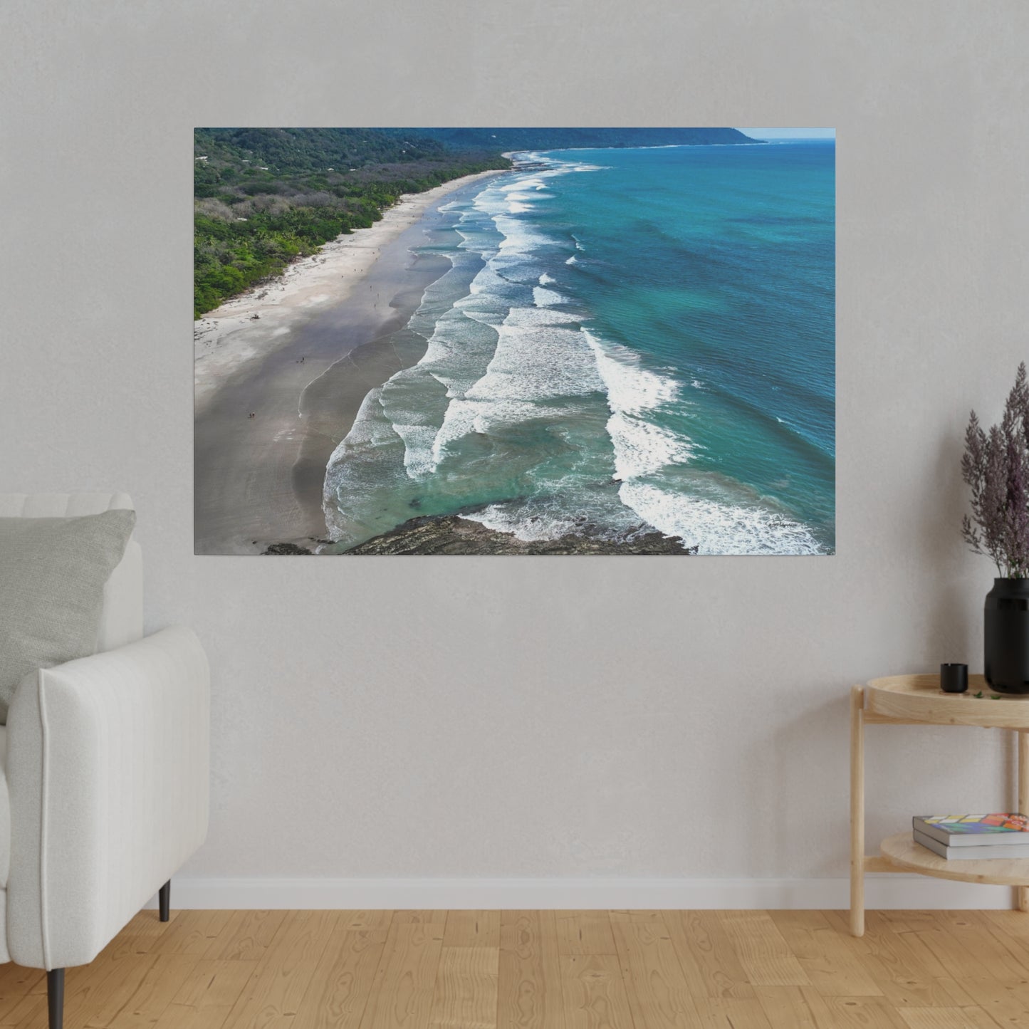 "Tropical Paradise: Sun-Kissed Moments at Santa Teresa Beach, Costa Rica"- Canvas