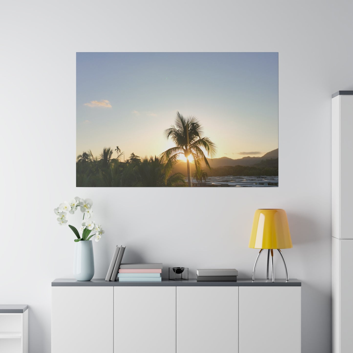 "Radiant Horizons: Costa Rica Sunset Serenade"- Canvas