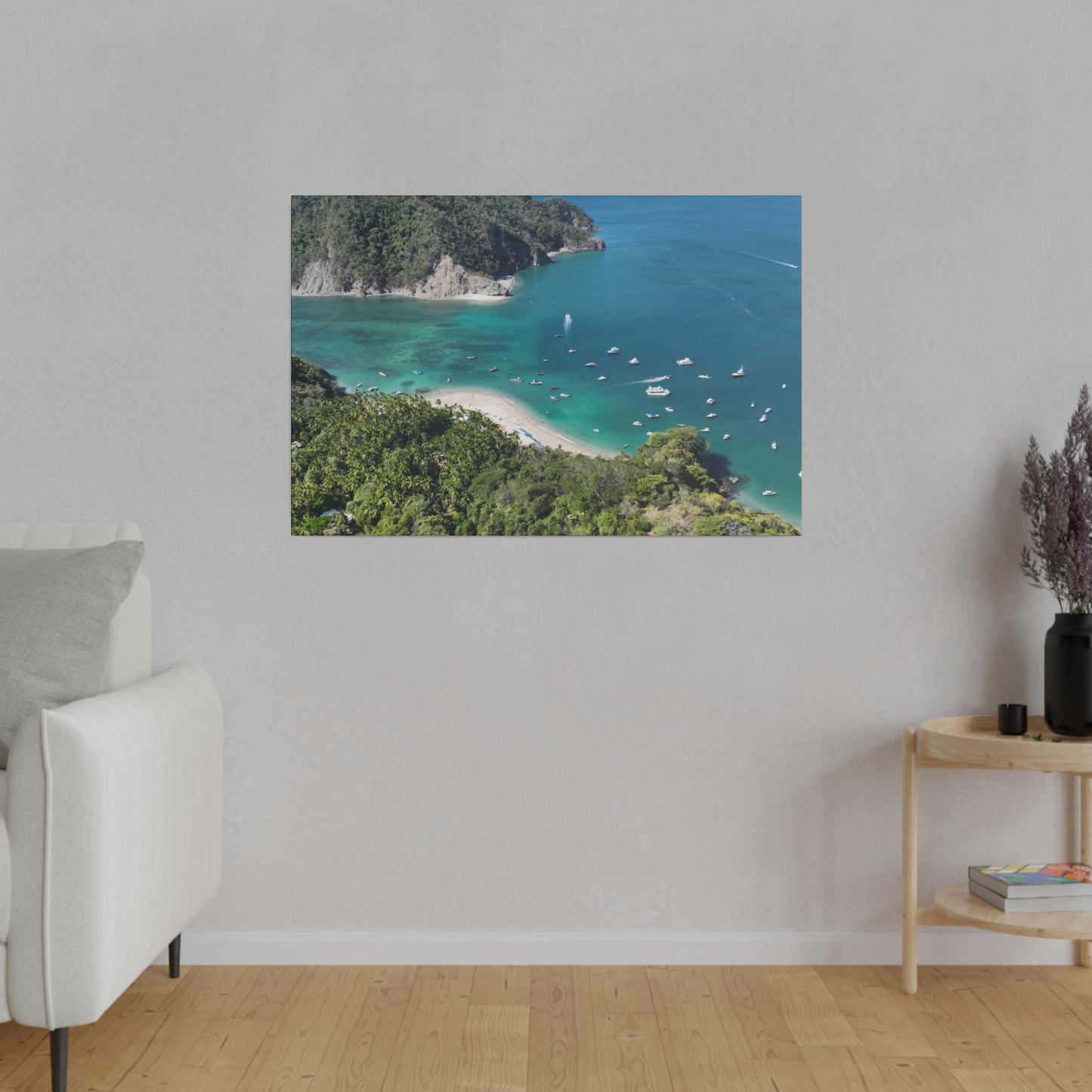 "Paradise Unleashed: Vivid Vistas of Isla Tortuga, Costa Rica"- Canvas