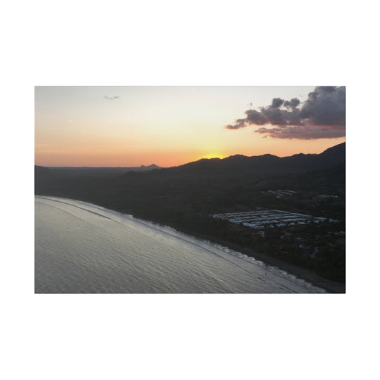 **Pura Vida Twilight: Costa Rica Sunset Serenade**- Canvas