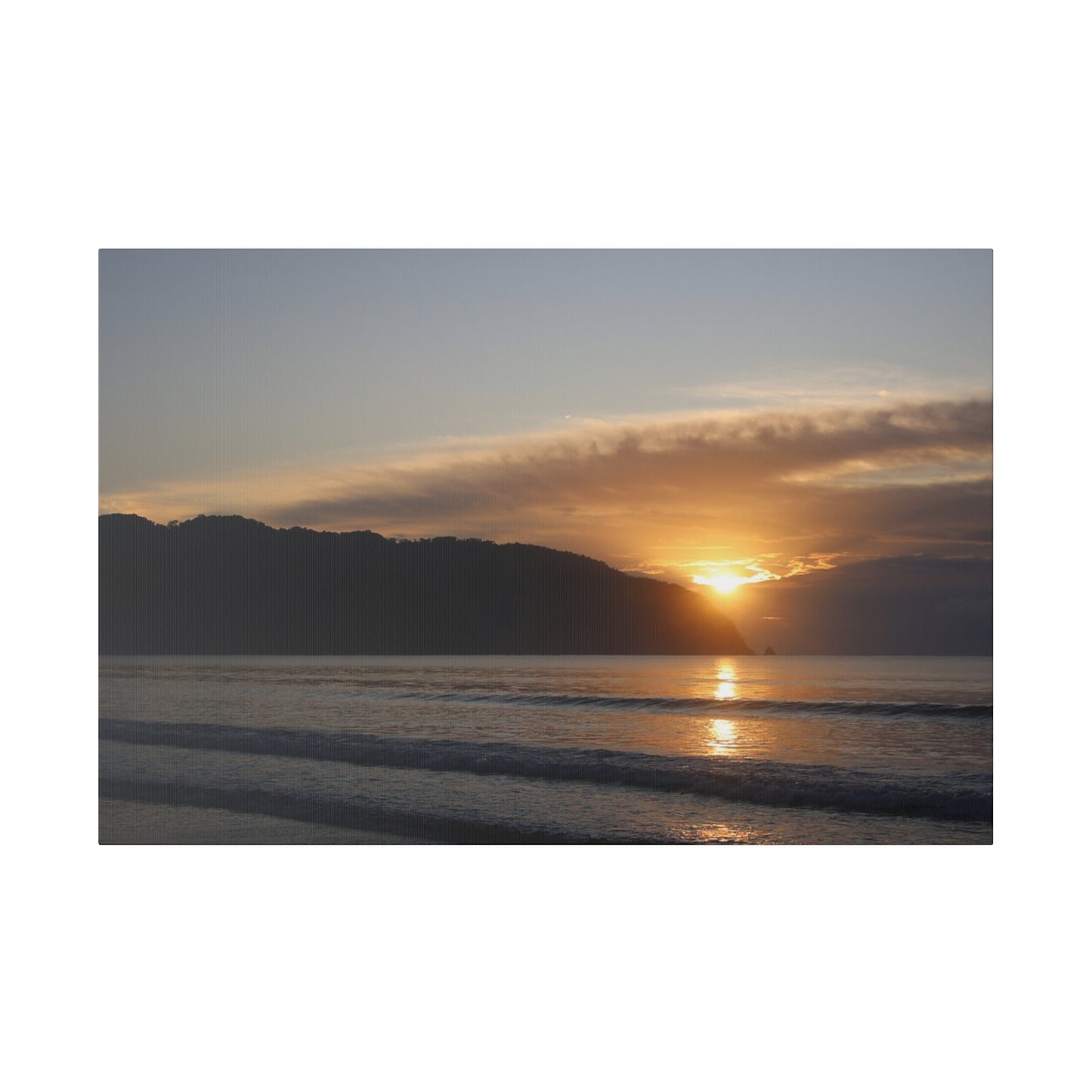 "Enchanted Tropics: Costa Rica Sunset Serenity"- Canvas