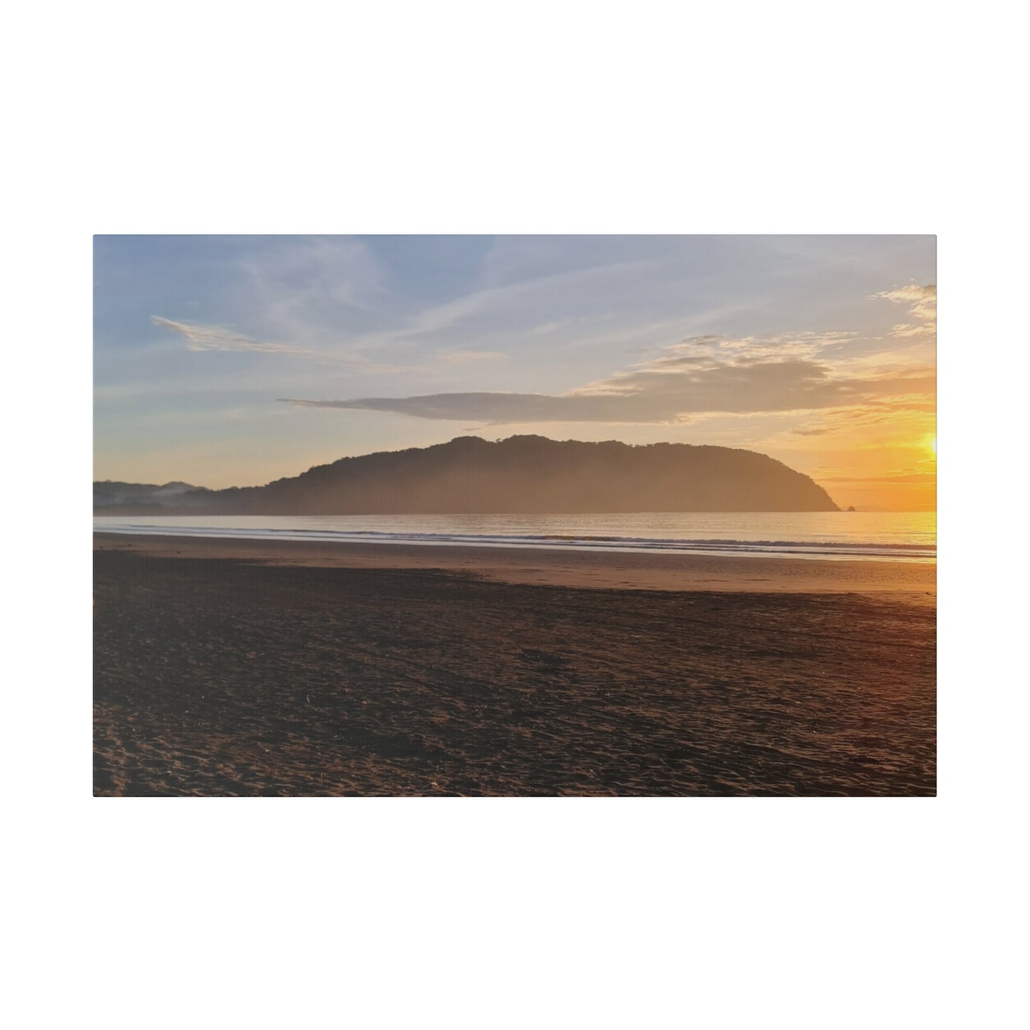 "Paradise Awakes: Costa Rica Sunrise Serenade"- Canvas