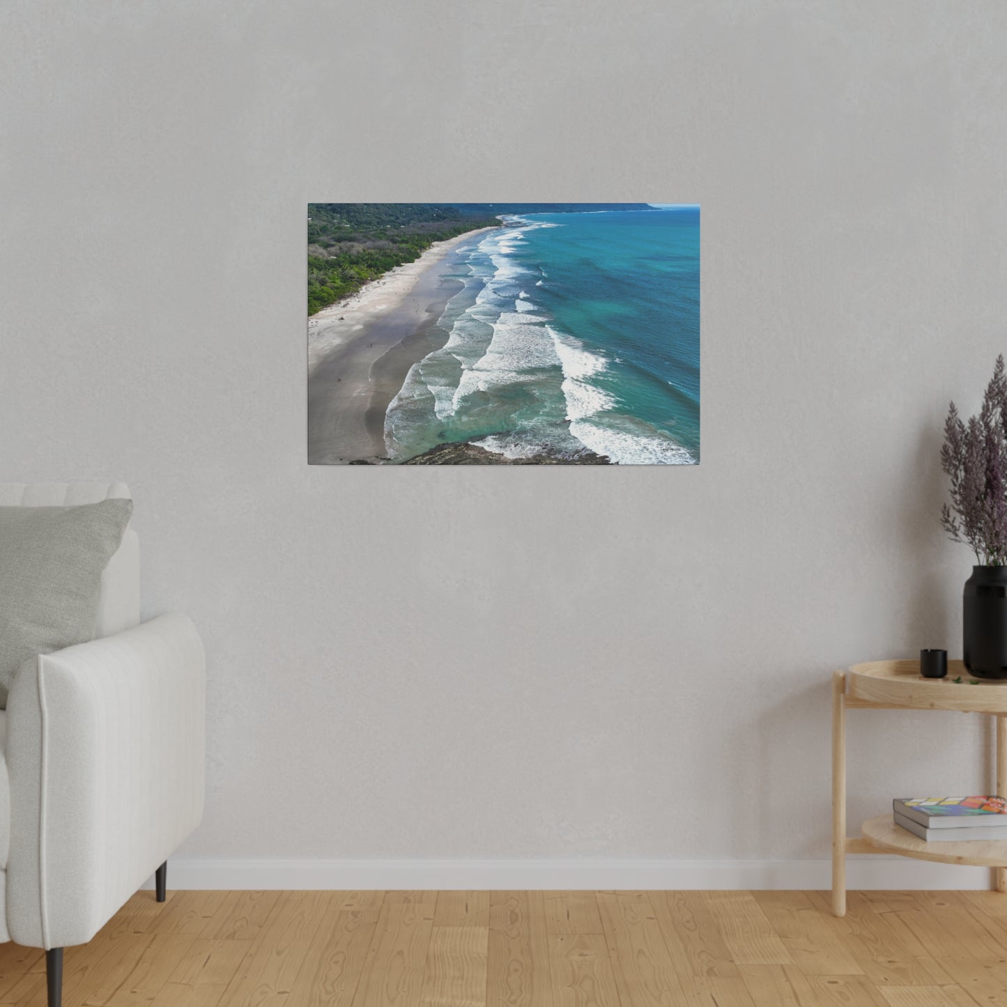 "Tropical Paradise: Sun-Kissed Moments at Santa Teresa Beach, Costa Rica"- Canvas