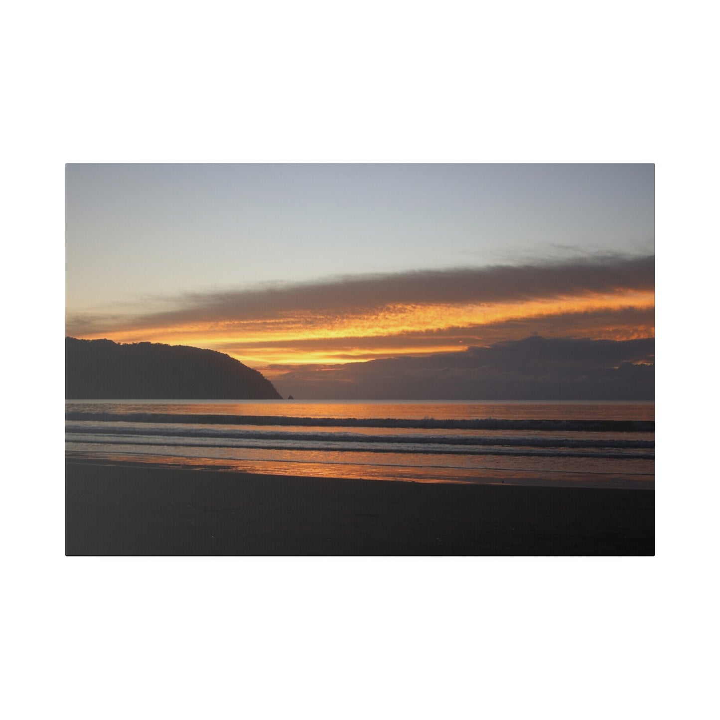 "Paradise Twilight: Costa Rica Sunset Serenade"- Canvas