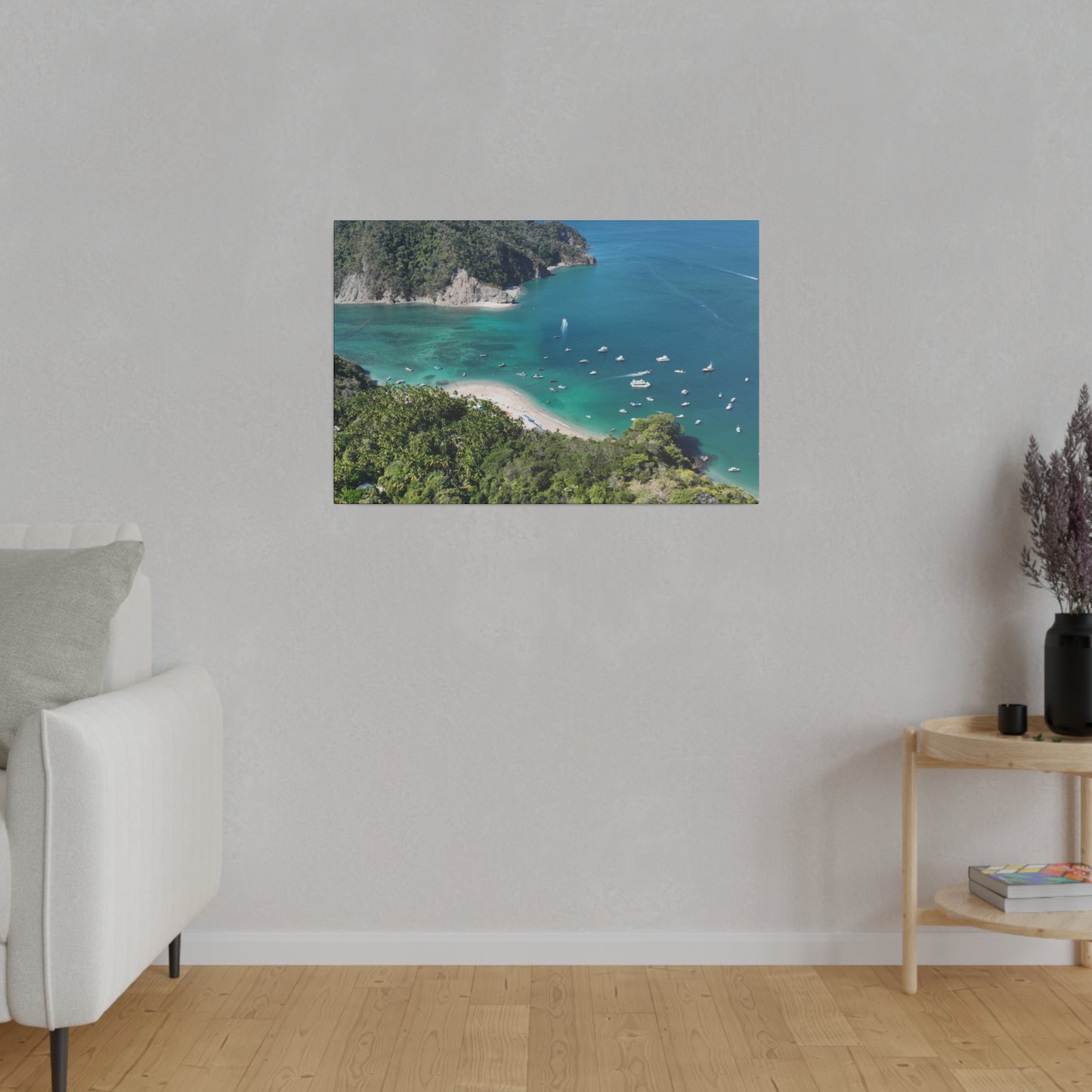 "Paradise Unleashed: Vivid Vistas of Isla Tortuga, Costa Rica"- Canvas