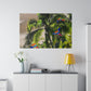 "Sweeping Wings: A Tropical Dance of Lapas and Macaws"- Canvas