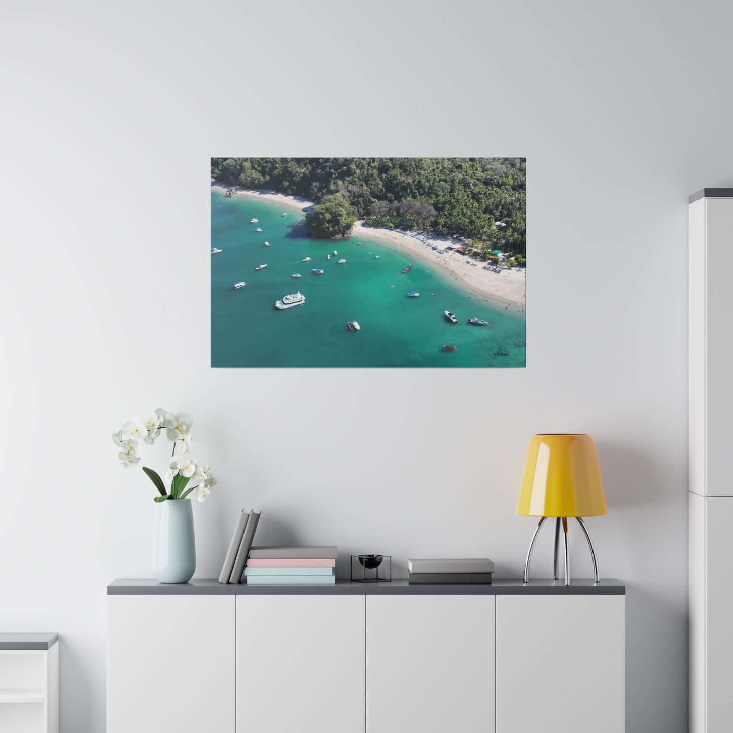 "Tropical Tranquility: The Alluring Aura of Isla Tortuga, Costa Rica"- Canvas