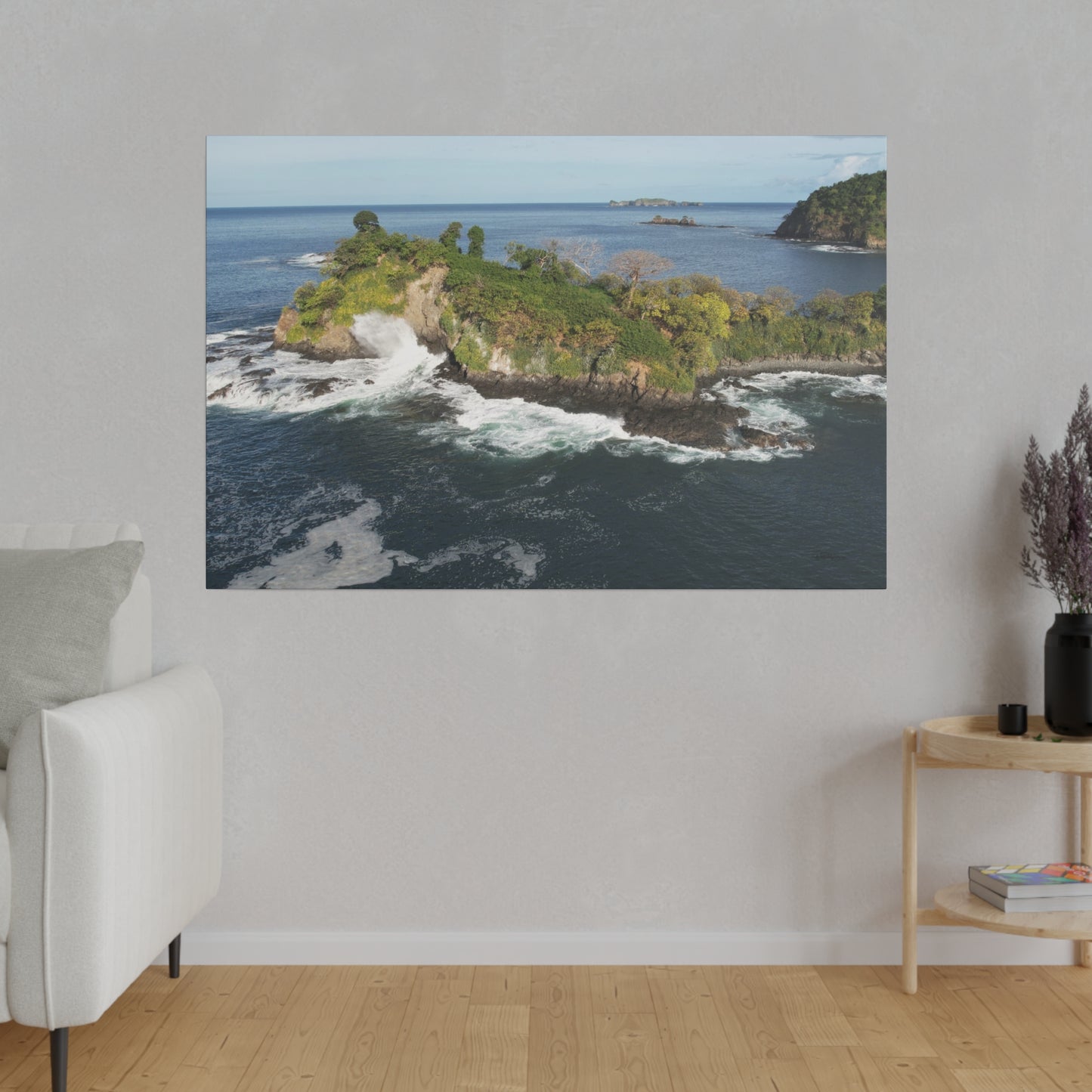 "Tropical Paradise: The Serene Splendor of Las Catalinas, Guanacaste."- Canvas