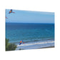 "Tropical Escape: Lapas in Paradise - An Enchanting Journey with Flying Macaws"- Canvas