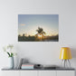 "Radiant Horizons: Costa Rica Sunset Serenade"- Canvas