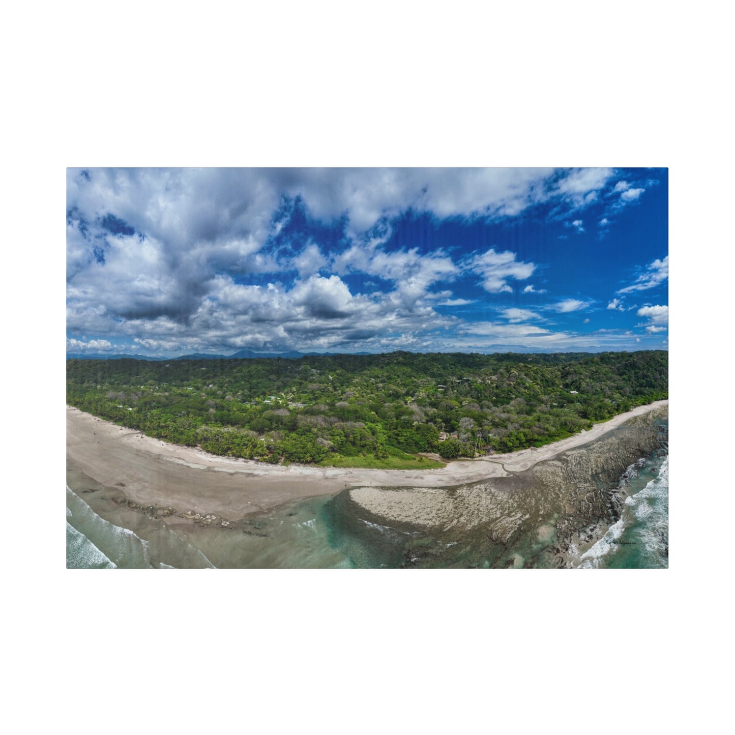 "Santa Teresa Beach: Tropical Serenity in Costa Rica" or "Malpais Beach: Costa Rica's Hidden Tropical Paradise"- Canvas