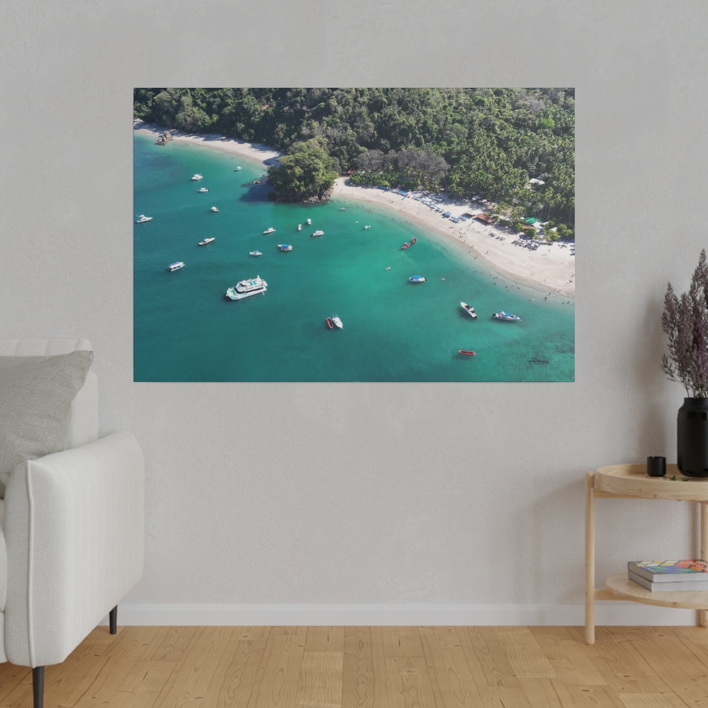 "Tropical Tranquility: The Alluring Aura of Isla Tortuga, Costa Rica"- Canvas