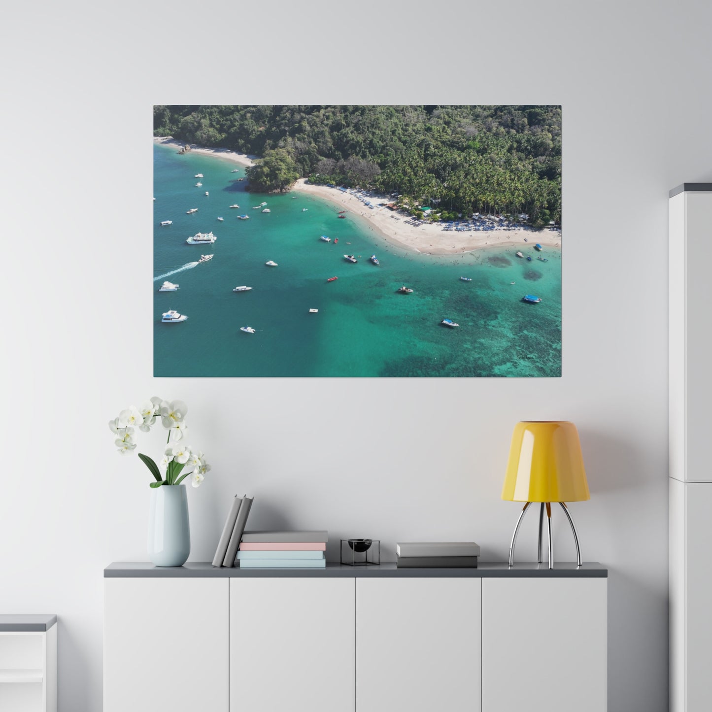 "Paradise Uncovered: The Tropical Wonders of Isla Tortuga, Costa Rica"- Canvas