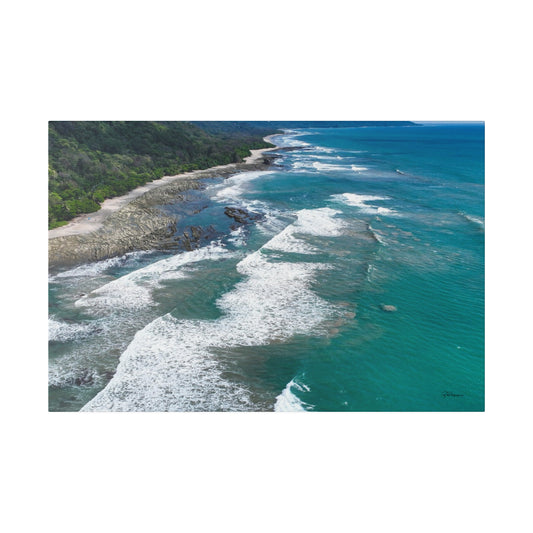 "Splendor of Santa Teresa Beach: Costa Rica's Tropical Hideaway"- Canvas