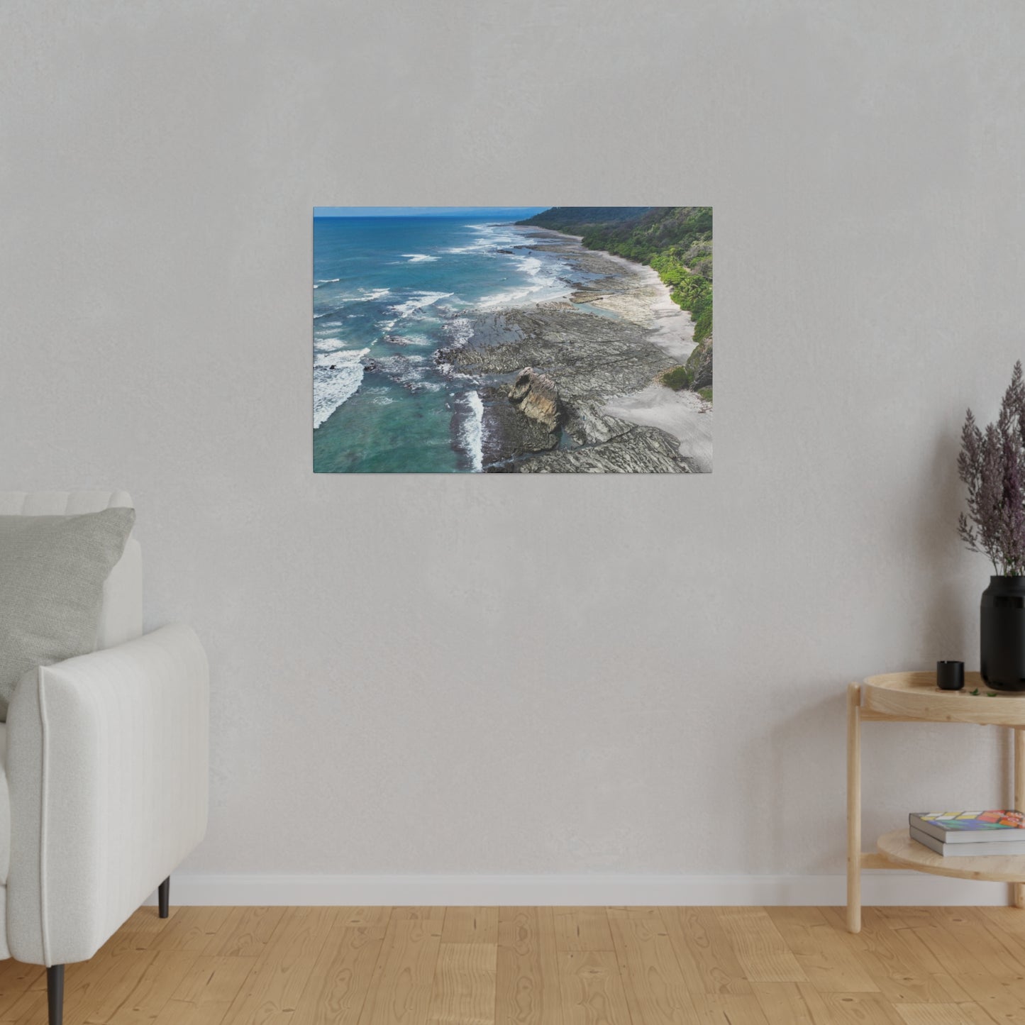 "Tropical Serenity: A Glimpse of Costa Rican Paradise"- Canvas