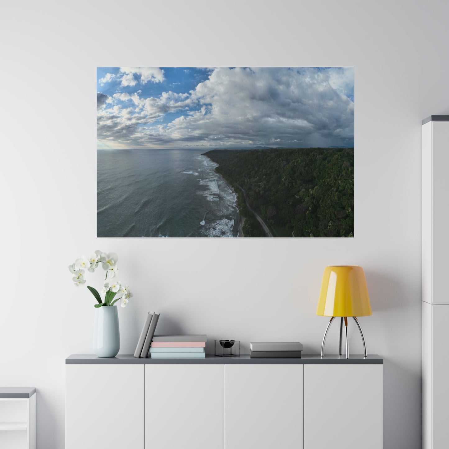 "Embracing Tranquility: Costa Rica's Lush Tropical Wonderland"- Canvas