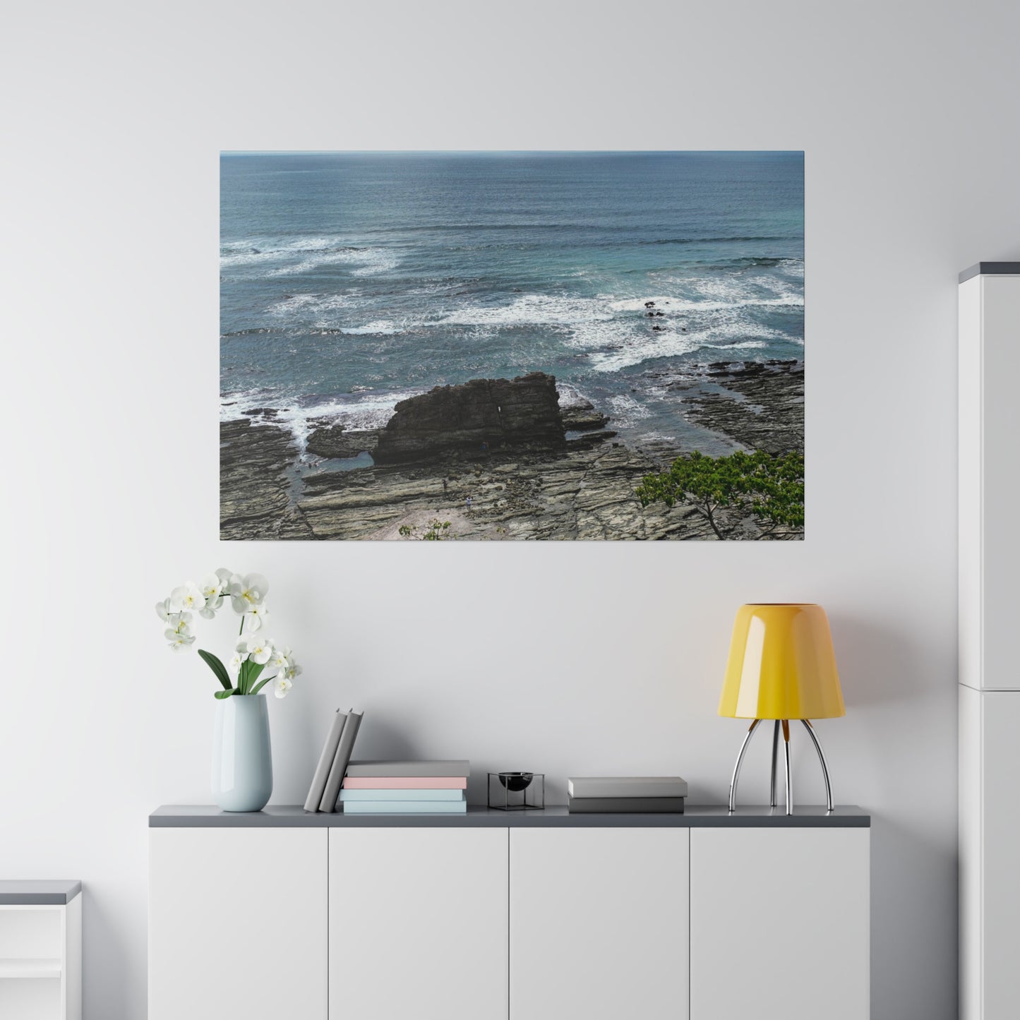 "Vibrant Vistas: A Tropical Tranquility in Costa Rica"- Canvas