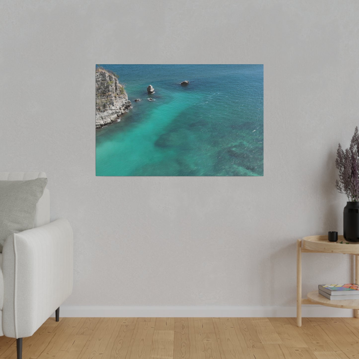 "Paradise Revealed: Playa Quesera, Costa Rica - A Tropical Symphony"- Canvas