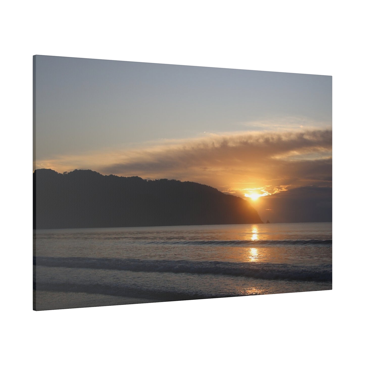 "Enchanted Tropics: Costa Rica Sunset Serenity"- Canvas