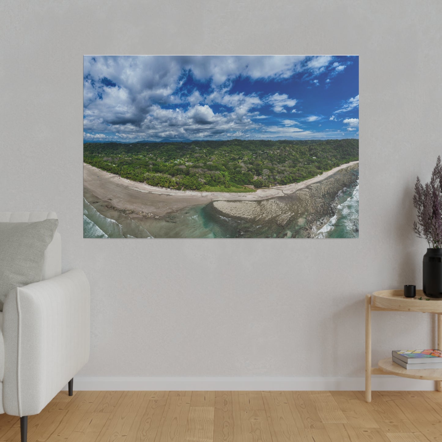 "Santa Teresa Beach: Tropical Serenity in Costa Rica" or "Malpais Beach: Costa Rica's Hidden Tropical Paradise"- Canvas